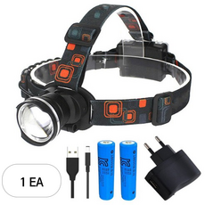 로버스트 L2줌 헤드랜턴 Z-603 + 18650 배터리 2p + 직충전 아답터, 블랙, 1세트 생활용품/안전/호신용품 반품 최저가 35,100원