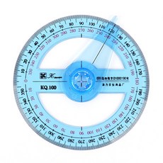 360도 회전 각도기 원형 측정기 각도 측정 제도 학교, 본상품
