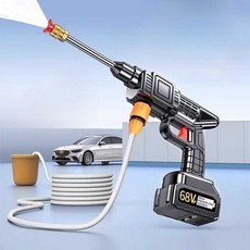 고압 무선 세차 가정용 물총건 리튬 베터리 분수 세차장, 상세페이지 참고