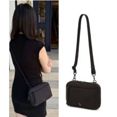 헤지스 H KIT 아이코닉 트래블 도난방지 여행 미니백 HJWA6F70
