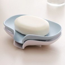 달빛코드 물빠지는 비누받침대 비누 걸이대 케이스 물빠짐 거치대 홀더 받침, 스카이블루, 1개