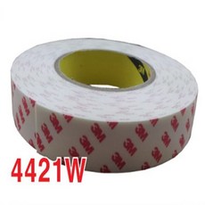 3M PE폼 양면테이프 25mm x 10M 4421 백색