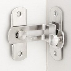 미닫이문 스텐 걸쇠 코너형 슬라이딩 문고리, 1개, 코너 잠금장치(소)