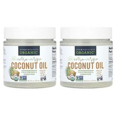 아이허브 2개X 엑스트라 버진 코코넛오일 473ml(16fl oz), 2개, 473ml