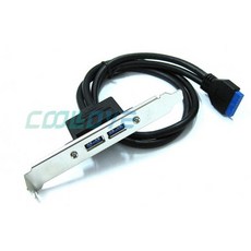 小白的生活工場*FJ (SO0010) USB3.0 內19PIN轉外接PCI USB3.0 2PORT *, 1個