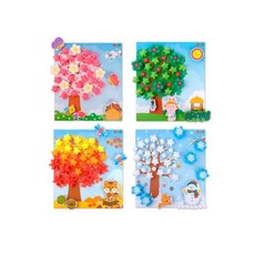 플레이콘 사계절 나무 이야기 4인용, 4SEASONS, 3세트