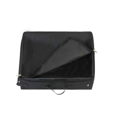 可折疊便攜式貓砂盆 防水防漏貓廁所 寵物旅行用品, 便攜可摺叠貓砂袋黑色, 1個