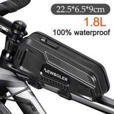 [호환제품] 뒤Rhinowalk 방수 사이클링 탑 프론트 튜브 프레임 가방 대용량 MTB 도로 자전거 패니어 RK1833, RK18330, 1개