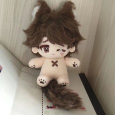第五人格 木偶師 栗糕 棉花娃娃 20cm, 1個, 裸娃+耳朵+隨機衣服,有骨, 裸娃+耳朵+隨機衣服,有骨