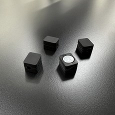 슈파 톡 자석 케이블 홀더 전선 정리 고정 클립 마그네틱 선정리, 블랙, 4개