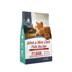 毛孩時代 7+熟齡貓鮮魚肉 低磷關節貓糧, 1.5kg, 1個, no this value