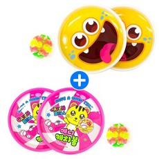 야외놀이 문어발 캐치볼 2세트 캐치판4개+볼2개, 1개