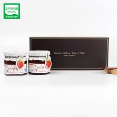 홍성 농부의 국내산 유기농 딸기잼 선물세트 420g (140gx3ea), 2개