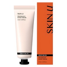 Skinu 香水高保濕護手霜 深沉麝香, 1條, 50g