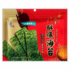 良澔 酥爆海苔 唐辛子口味 零食 辦公室點心, 36g, 1包