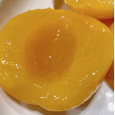 黃桃罐頭 無防腐劑方便即食保留水果原味, 1個, 黃桃罐頭 - 850g