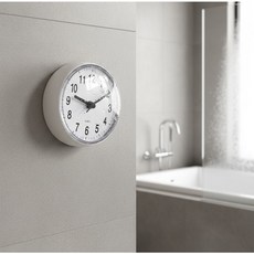 홍데이 방수시계 욕실 저소음 흡착식, 색상, 방수시계(화이트)