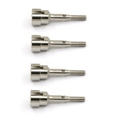 4PCS WLTOYS 104001 1/10 RC CAR 업그레이드 부품 액세서리 용 금속 구동 샤프트 컵 휠축, 은