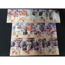 2024 SCC KBO리그 레인보우 한화 이글스 루키 포함 베이스 팀세트 야구카드 총 13장 구성 황준서 황영묵 류현진 포함, 1개