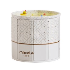 mandla 摺疊泡澡桶 免安裝 加厚保溫 多用