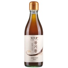 참기름 저온압착 통참깨100% 참두름 방앗간, 1개, 350ml