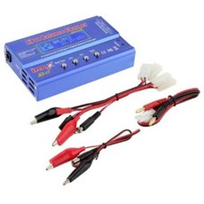 IMAX-B6 80W 배터리 충전기 Lipo NiMh 리튬 이온 Ni-Cd 디지털 Lipro 밸런스 방전기 + AC 전원 12V 5A 어댑터 Rc 자동차용, B6 Tamiya plug