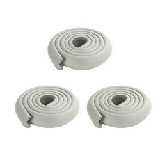 타키타키 테이프형 모서리 보호대, 3개, 그레이