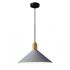 북유럽 Led 철 천장 샹들리에 레트로 바 주방 펜던트 조명 거실 식당 주방 조명 미니멀리스트 라인 광택, 회색