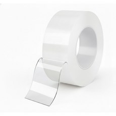 초강력 아크릴 폼 나노 실리콘 클리어 겔 양면 테이프 30mm x 5m, 투명, 2개