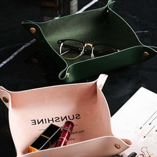 가죽 수납 소형 다용도 정리함 서랍정리함 보관함 트레이 uni+1871YV