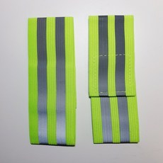 작업용 반사밴드 세트 형광 안전띠 2p