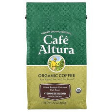 카페아튜라 커피 비엔나 블렌드 다크 로스트 홀빈 567g(20oz), 567g, 1개