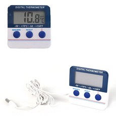 알람기능 설정온도 메모리 병원온도계 기능 냉장고 전자온도계 온도계, 1