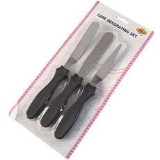 이홈베이킹 미니 스패츌러 3종, 혼합색상, 1세트