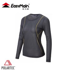 EasyMain 女 高效能快乾保暖T恤 TE18078-09