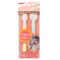 Pigeon 일본 정품 아기 이유식 훈련 스푼 / 5~6개월 이유식 시작용 아기 식기, 1개, 5~6개월 아기용