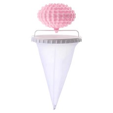 洗衣機濾網/過濾網/過濾袋 - 高效過濾棉絮雜物，延長洗衣機壽命, 刺球款.粉, 1個