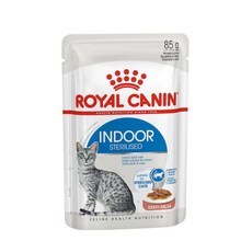 皇家 ROYAL CANIN 室內絕育貓濕糧餐包 85g 肉塊醬汁 幫助消化維持理想體態, 1包
