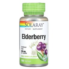 솔라레이 엘더베리 Elderberry 450mg 100캡슐, 100정, 1개