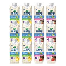 셀렉스 프로핏 (바나나 6팩 + 딸기초코 6팩), 12개, 250ml