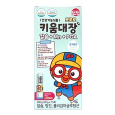 칭찬간식 뽀로로 키움대장 칼슘+Mn+PGA 15포 리4치점빵