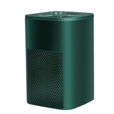 USB行動式空氣清淨機 循環淨化清新空氣, 墨黛綠 活性炭基礎款, 如圖
