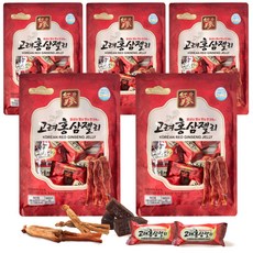 고려홍삼젤리 어르신 학생 캠핑 탕비실 사무실 건강 간식-일광제과, 280g, 5개