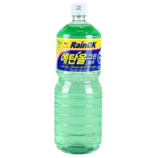 제이큐자동차용 창유리 세정 워셔액 에탄올그린워셔, 1.8L, 1개