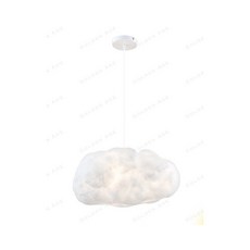 橙光燈飾 雲朵造型吊燈 簡約設計風格室內照明燈具, 蓬鬆雲朵餐吊燈(小)-空抬不附燈泡