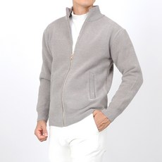 제로골프 남성용 모크넥 시보리 풀집업 긴팔 니트 자켓 아우터 가디건 BEC3133