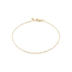 모니카비나더 쉬머 14K 옐로 골드 체인 브레이슬릿