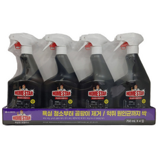 홈스타 뿌리는 곰팡이 싹 욕실청소용 세정제, 4개, 750ml