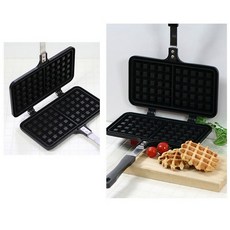 별도표기 윤스테이 2구 와플팬 와플메이커 크로플 크로와플 만들기 와플 만드는기계, 단품, 1개