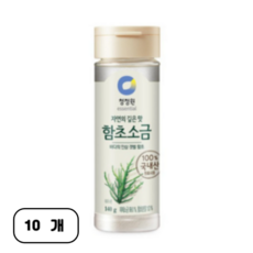 청정원 함초소금, 140g, 10개